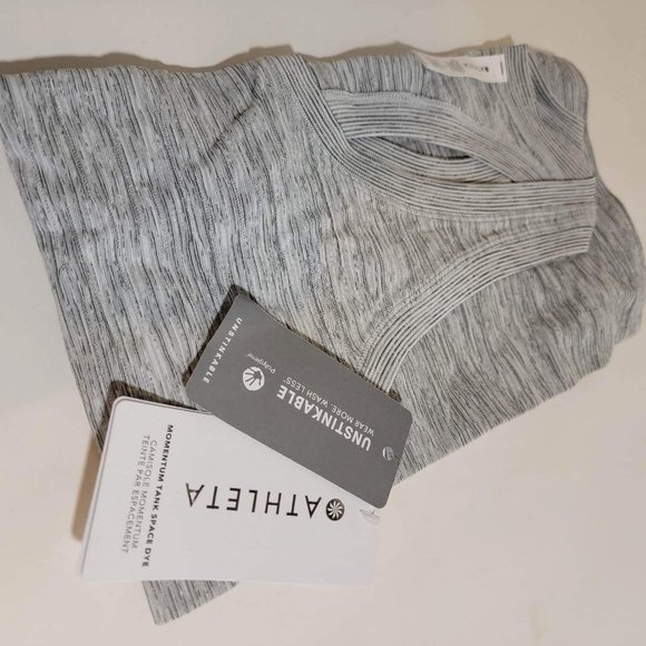 Athleta Momentum Tank Grey Space Dye S - Picture 9 of 15